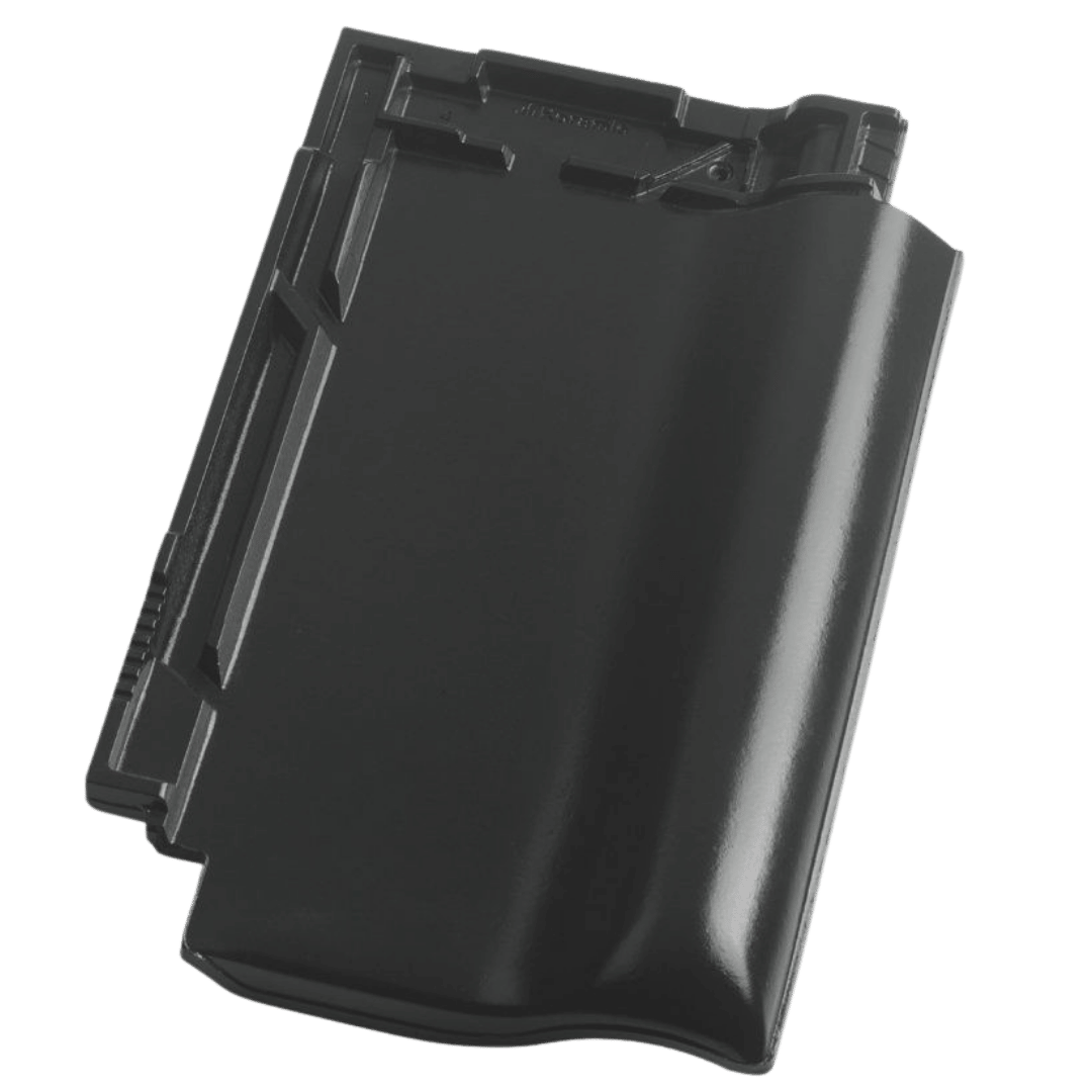 Tuile TIEFA XL noir engobe de la marque Laumans.