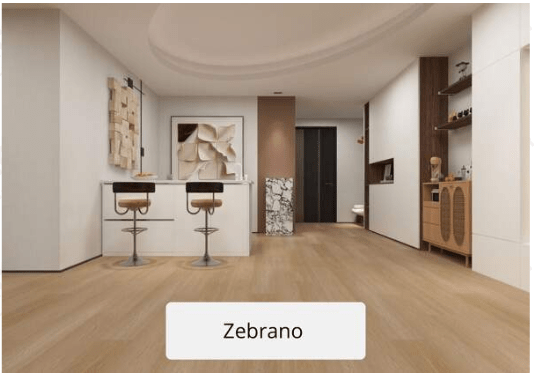 Portes et parquet 5 zebrano